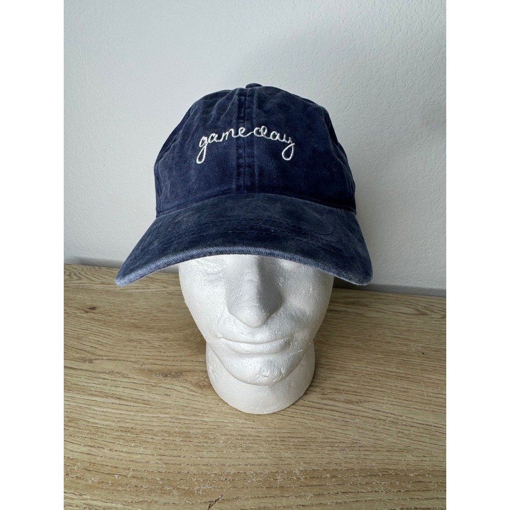 David and Young Gameday Navy Blue‎ Washed Cotton Baseball Cap Dad Hat Tailgate